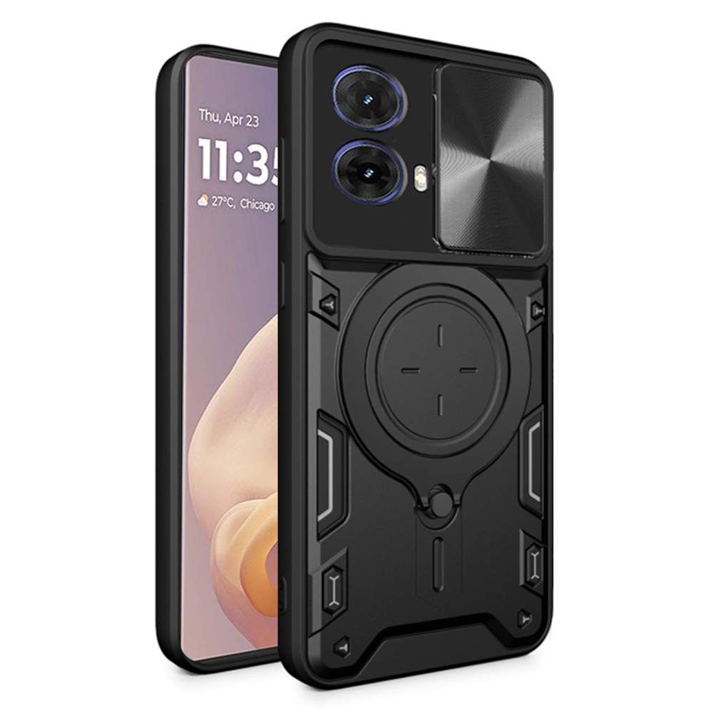 Калъф за Motorola Moto G85 - Techsuit CamGuard Pro - Черен