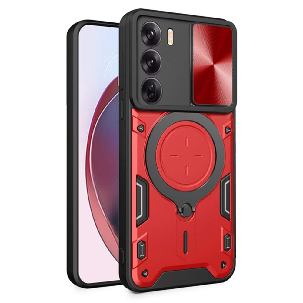 Калъф за Oppo Reno12 Pro - Techsuit CamGuard Pro - Червен