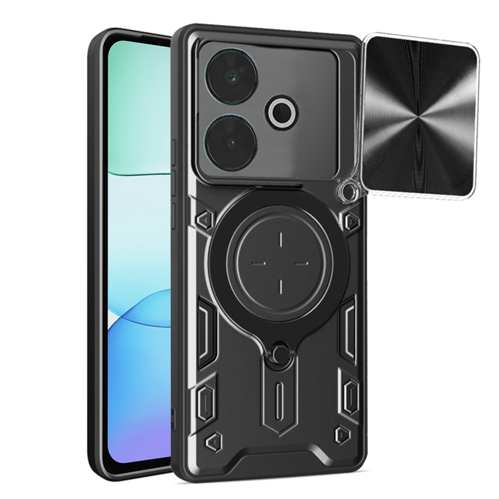Калъф за Xiaomi Redmi 13 / Poco M6 4G - Techsuit CamGuard Pro - Черен