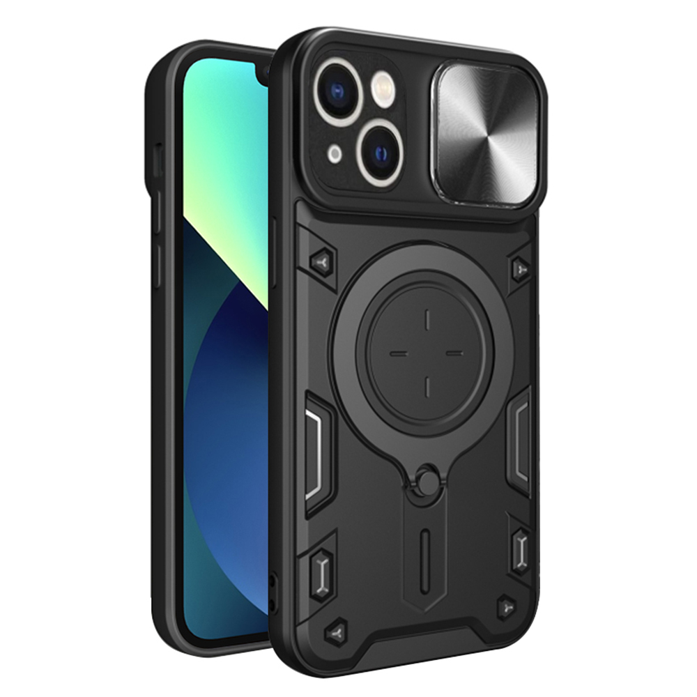 Калъф за iPhone 13 - Techsuit CamGuard Pro - Черен