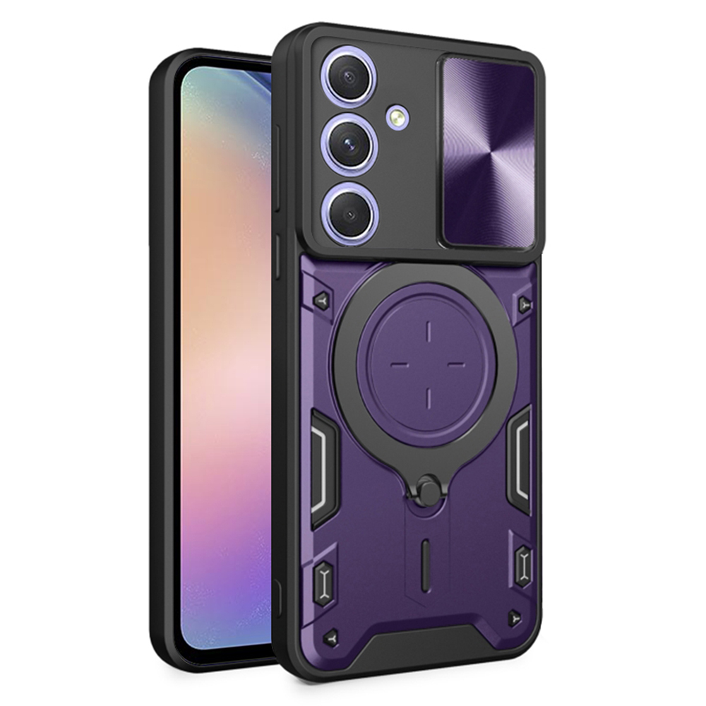 Калъф за Samsung Galaxy A54 - Techsuit CamGuard Pro - Лилав