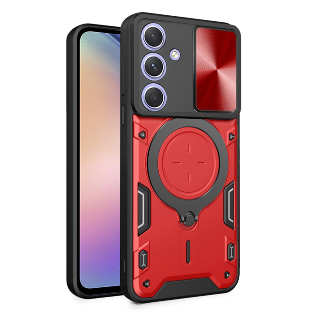 Калъф за Samsung Galaxy A54 - Techsuit CamGuard Pro - Червен