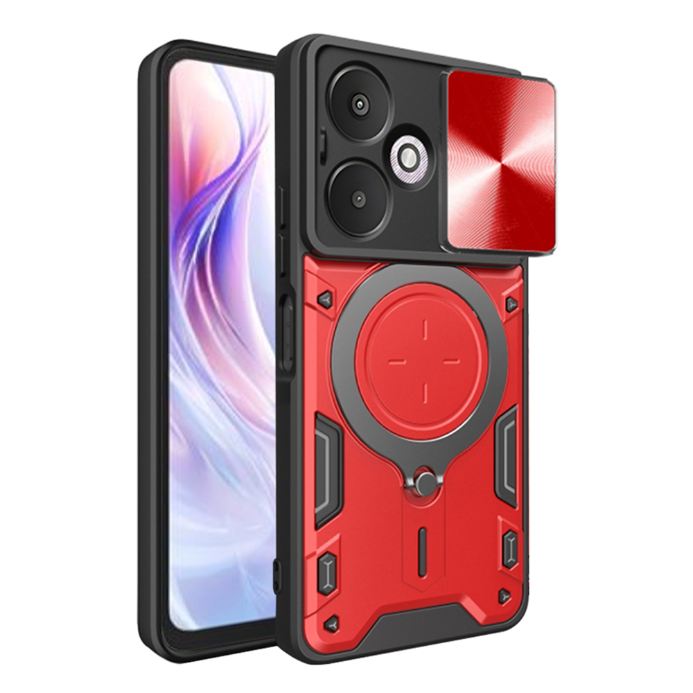 Калъф за Xiaomi Redmi 13C 5G - Techsuit CamGuard Pro - Червен