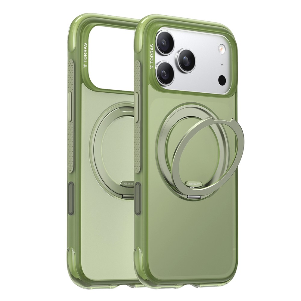 Калъф за iPhone 17 Pro Max - Torras Ostand O3 Air Series - Forest Зелен