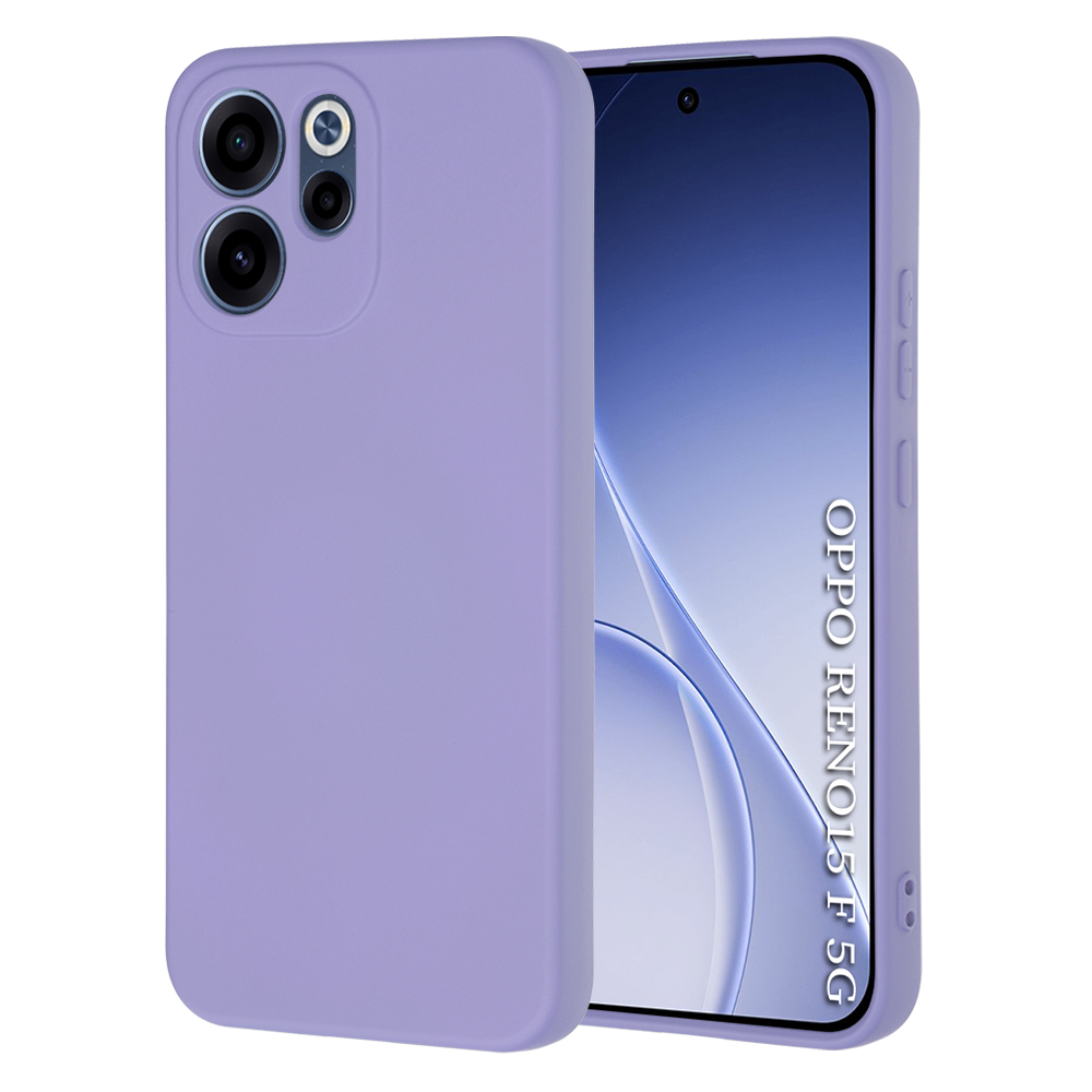 Калъф за Oppo Reno15 F / Reno15 FS 5G - Techsuit SoftFlex - Светло лилав