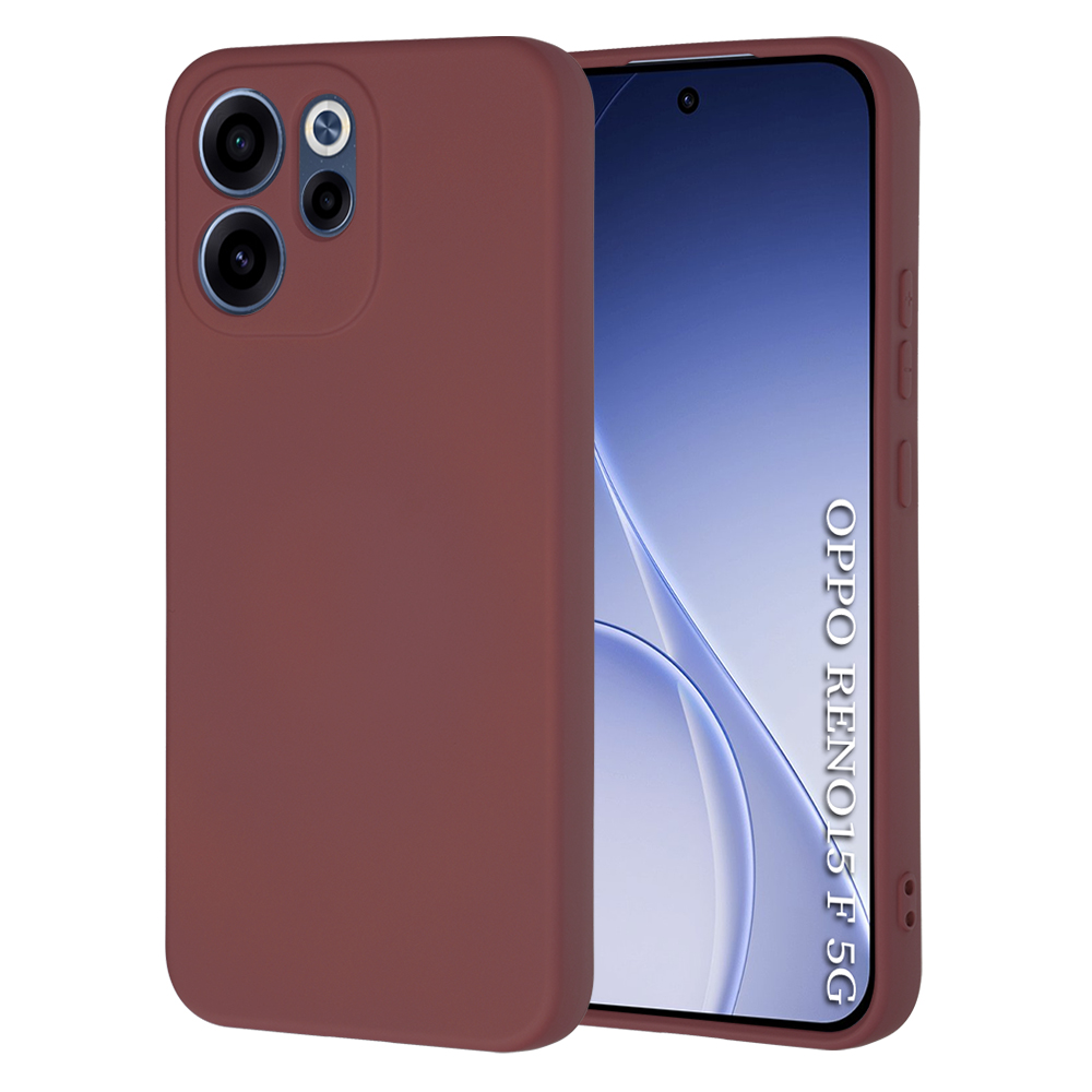 Калъф за Oppo Reno15 F / Reno15 FS 5G - Techsuit SoftFlex - Plum Червен