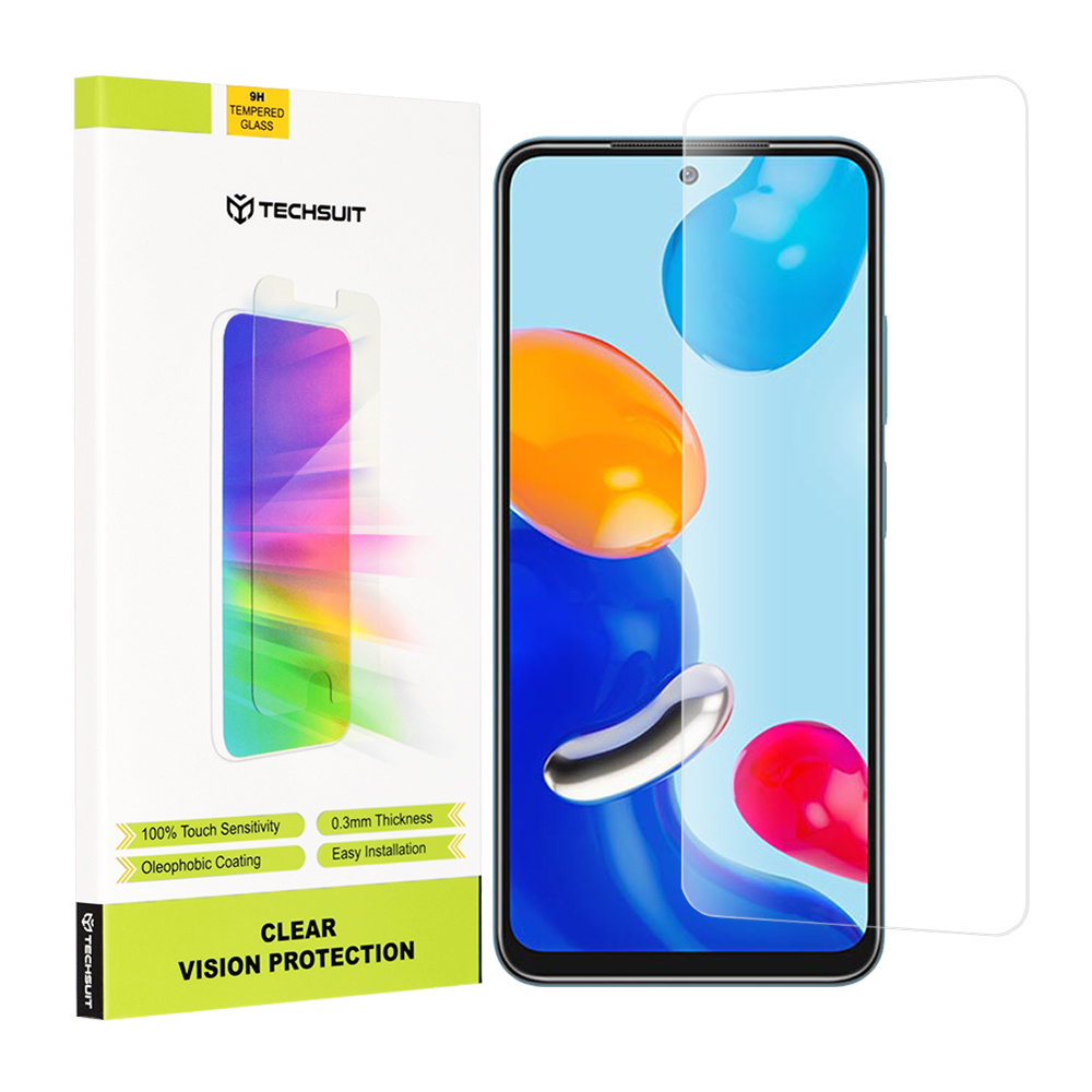 Капак за Xiaomi Redmi Note 11 / Note 11S / Poco M4 Pro 4G - Techsuit Прозрачен Vision Glass - Прозрачен