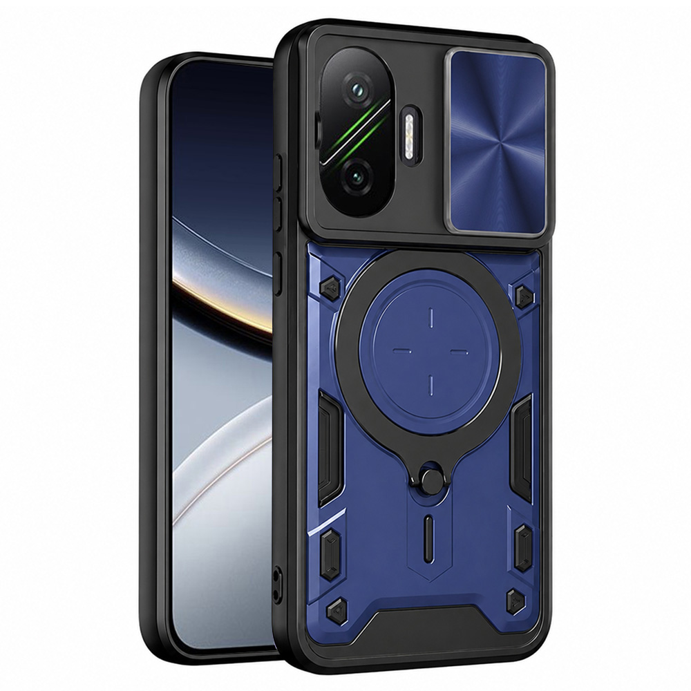 Калъф за Xiaomi Poco F7 - Techsuit CamGuard Pro - Син