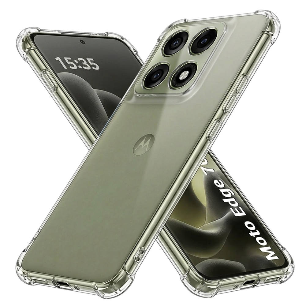 Калъф за Motorola Edge 70 Pro - Techsuit Shockproof Прозрачен Silicone - Прозрачен