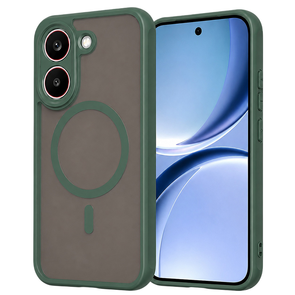 Калъф за Xiaomi Poco X8 Pro - Techsuit HaloFrost II MagSafe - Зелен