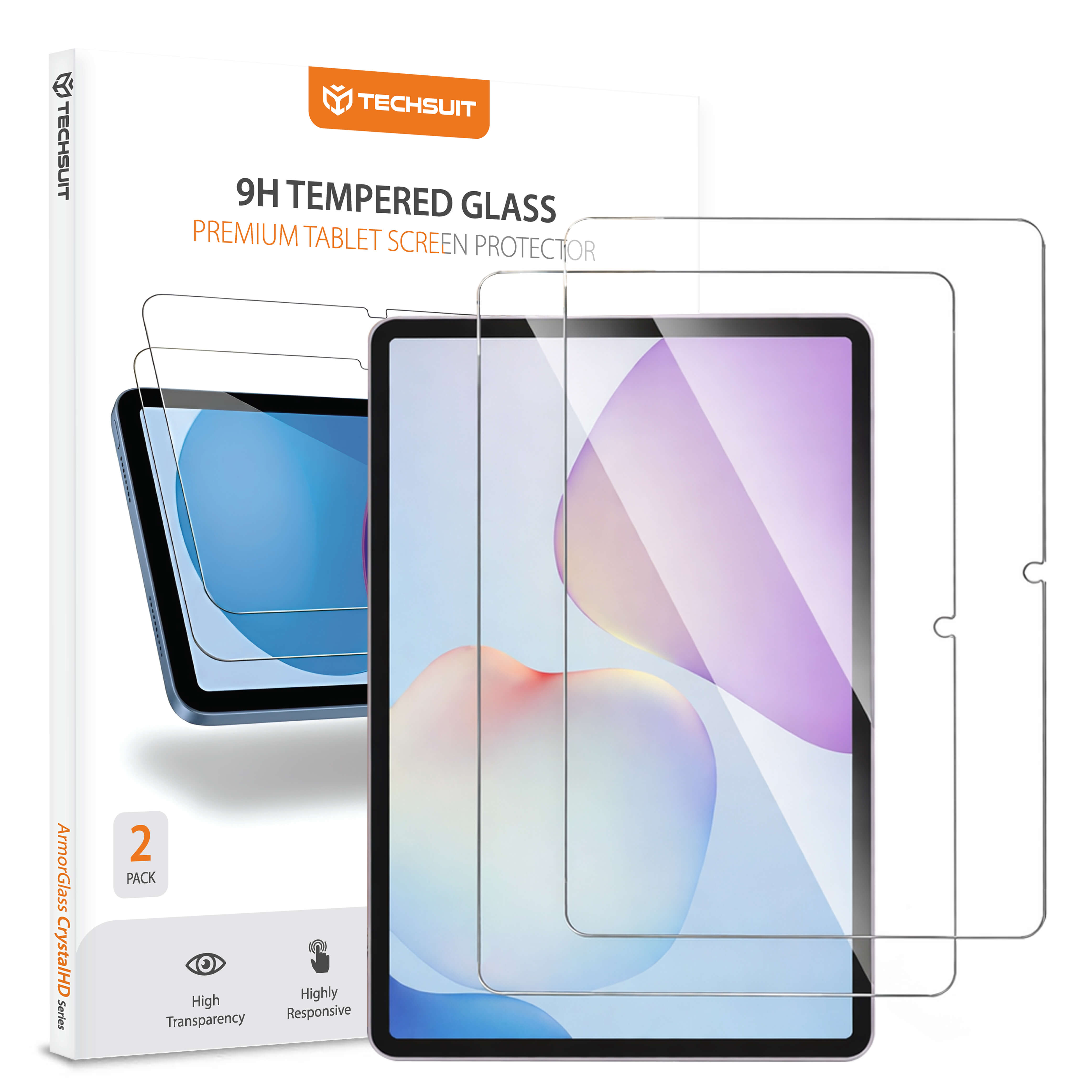 Капак за Huawei MatePad 11.5 (2025) (комплект 2) - Techsuit ArmorGlass CrystalHD - Прозрачен