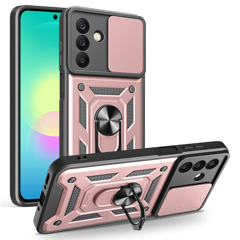 Калъф за Samsung Galaxy A27 5G - Techsuit CamShield Series - Розово злато