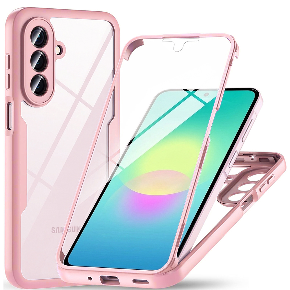 Калъф за Samsung Galaxy A27 5G + капак - Techsuit ColorVerse 360 Series - Розов