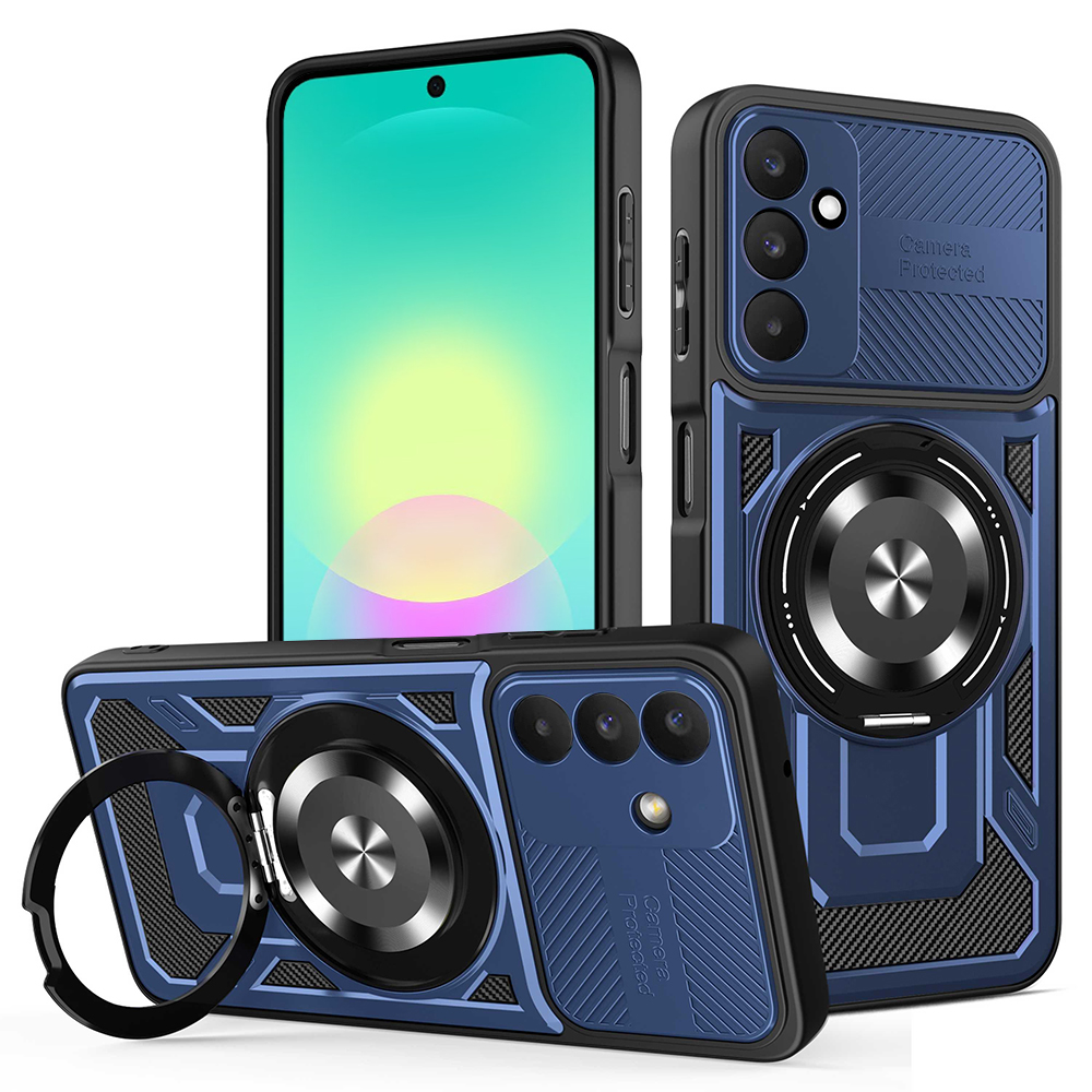 Калъф за Samsung Galaxy A27 5G - Techsuit RuggedCam - Син