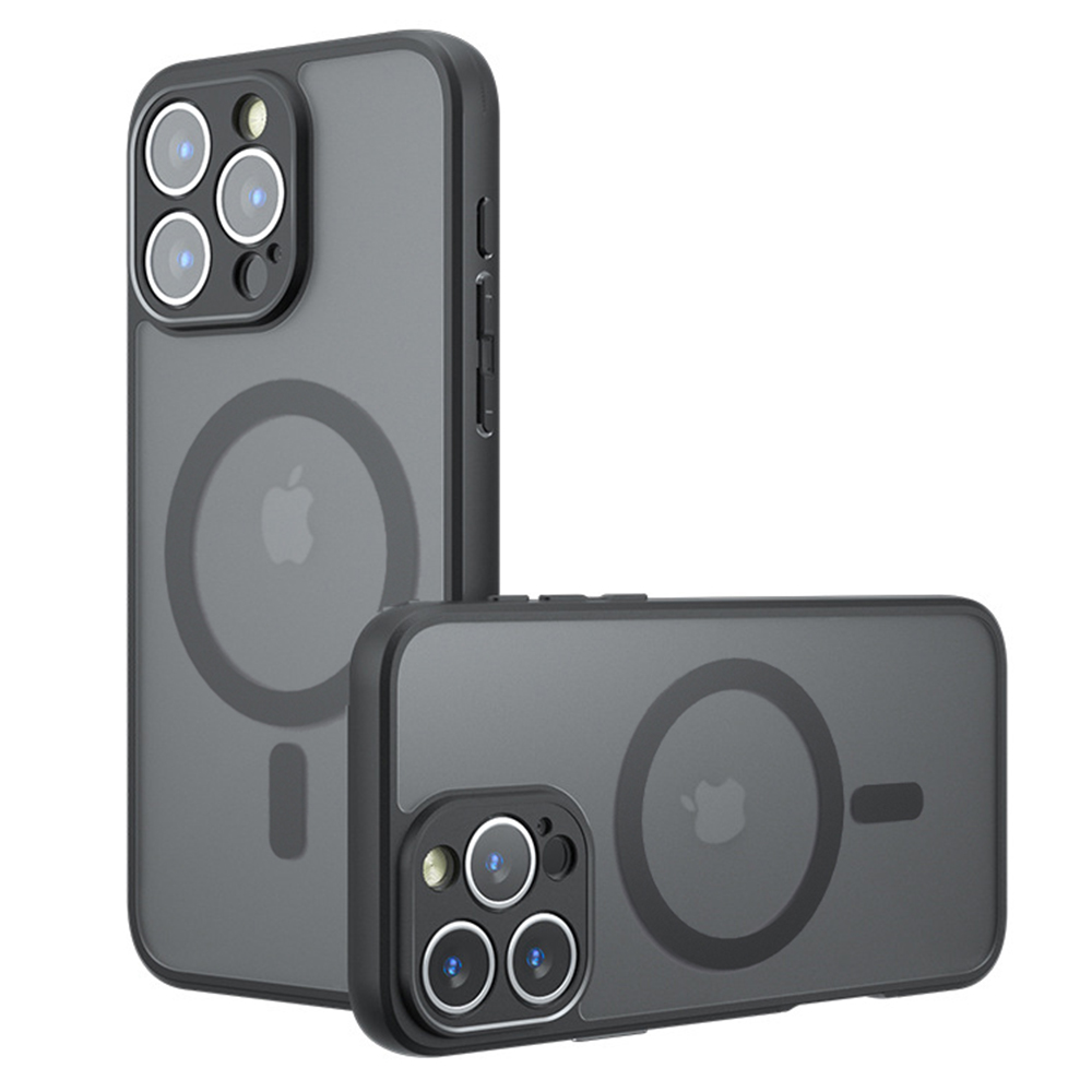 Калъф за iPhone 16 Pro - Techsuit PureFrost MagSafe - Frosted Черен