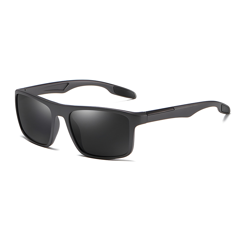 Слънчеви очила - Techsuit Polarized TR90 (MM101) - матово черно / сиво