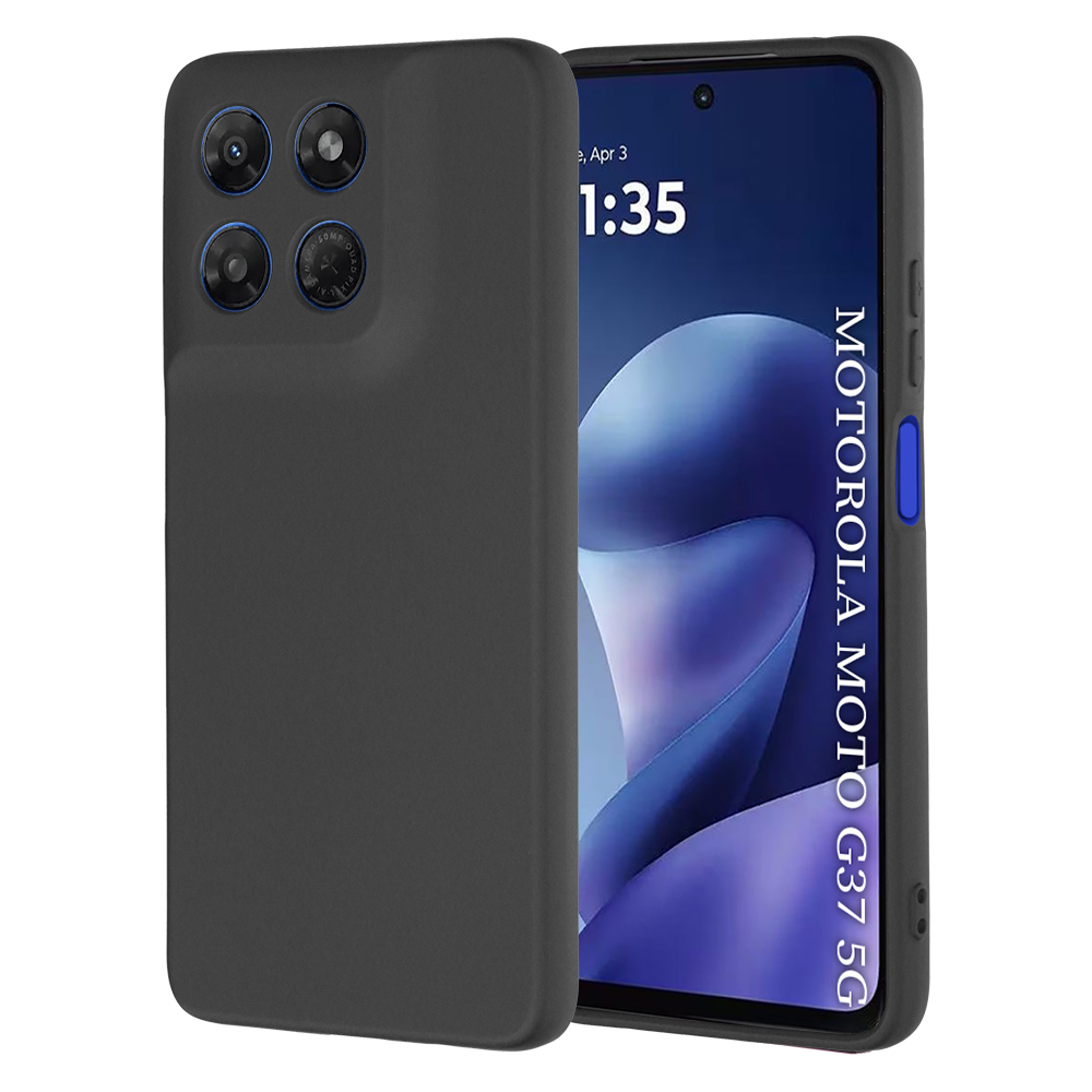 Калъф за Motorola Moto Moto G37 / G37 Power / G47 - Techsuit SoftFlex - Черен