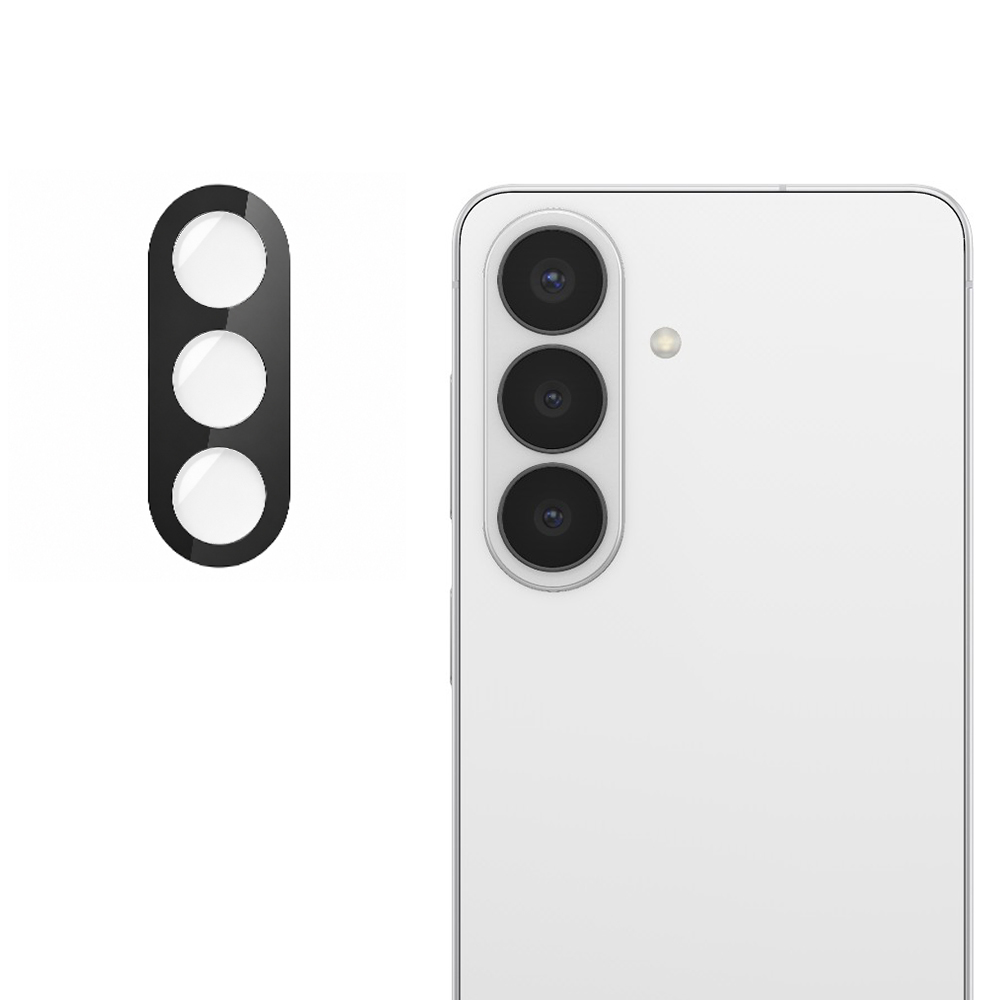 Капак за камера за Samsung Galaxy S26 - Techsuit Full Camera Glass - Черен