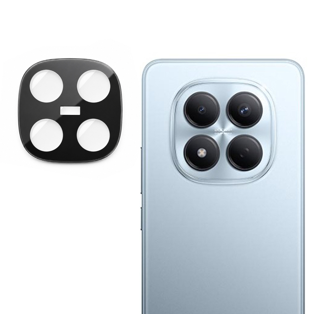 Капак за камера за Xiaomi Redmi Note 15 Pro 4G - Techsuit Full Camera Glass - Черен