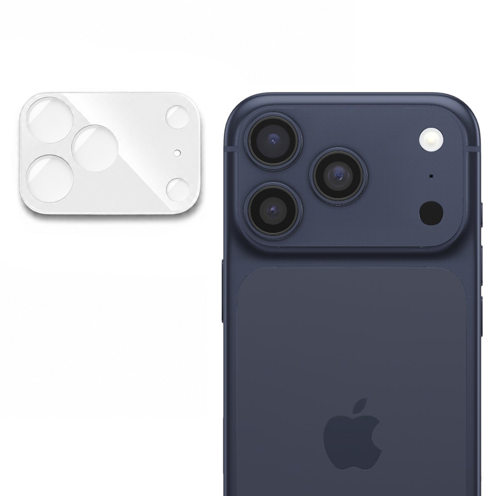 Калъф за камера за iPhone 17 Pro - Techsuit Full Camera Glass - Сребрист