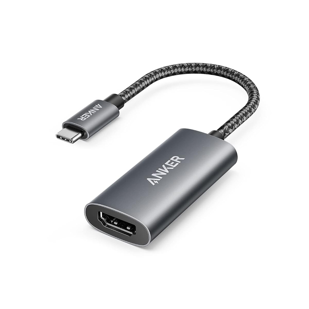 Plug & Play адаптер, USB-C, HDMI 4K@60Hz - Anker (A83120A2) - Сив