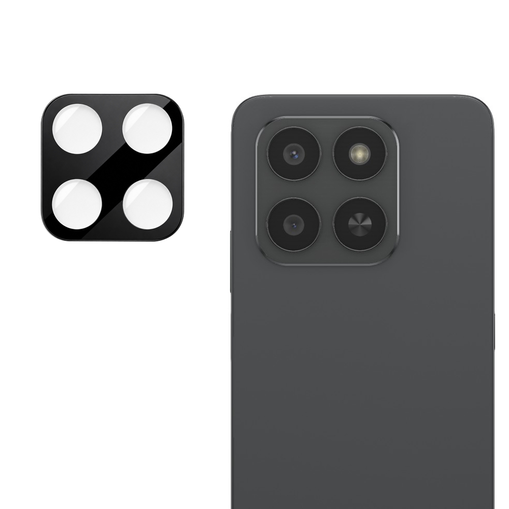 Капак за камера за Honor 400 Smart 5G / 400 Smart 4G / X7d 4G - Techsuit Full Camera Glass - Черен
