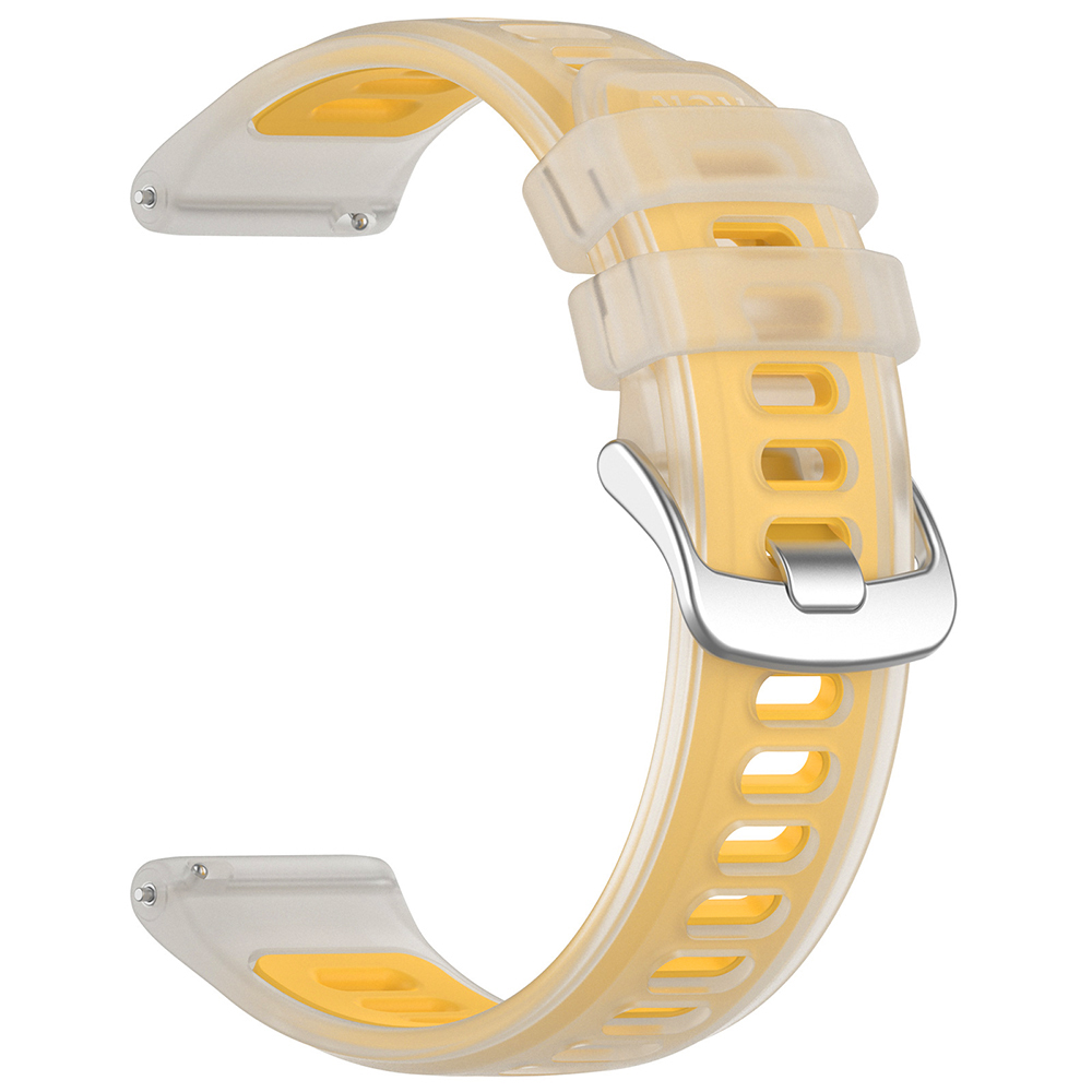 Каишка за часовник за Samsung Galaxy Watch4/5/Active 2, Huawei Watch GT 3 (42mm)/GT 3 Pro (43mm) - Techsuit Watchband 20mm (W084) - Жълта