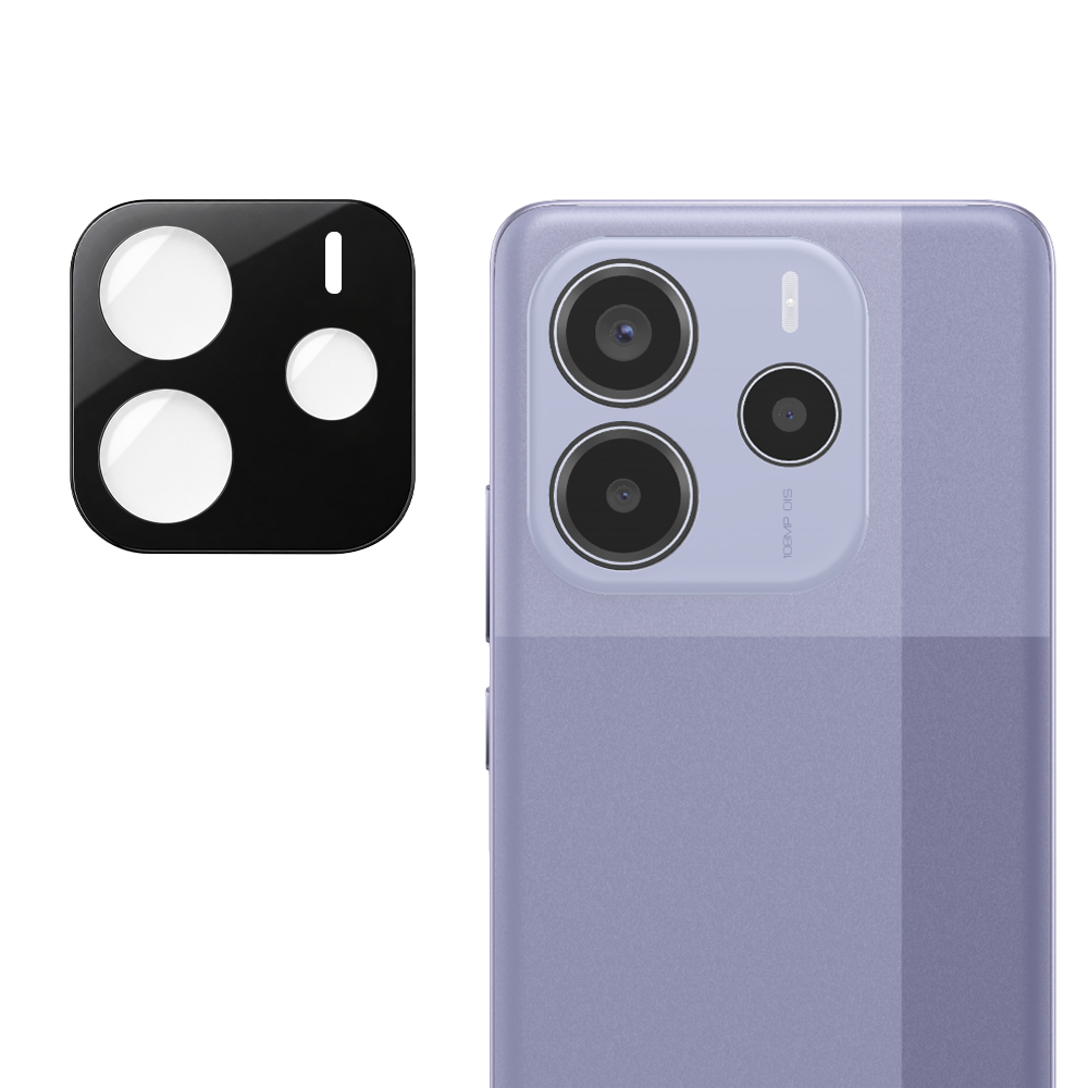 Капак за камера за Xiaomi Redmi Note 14 5G - Techsuit Full Camera Glass - Черен