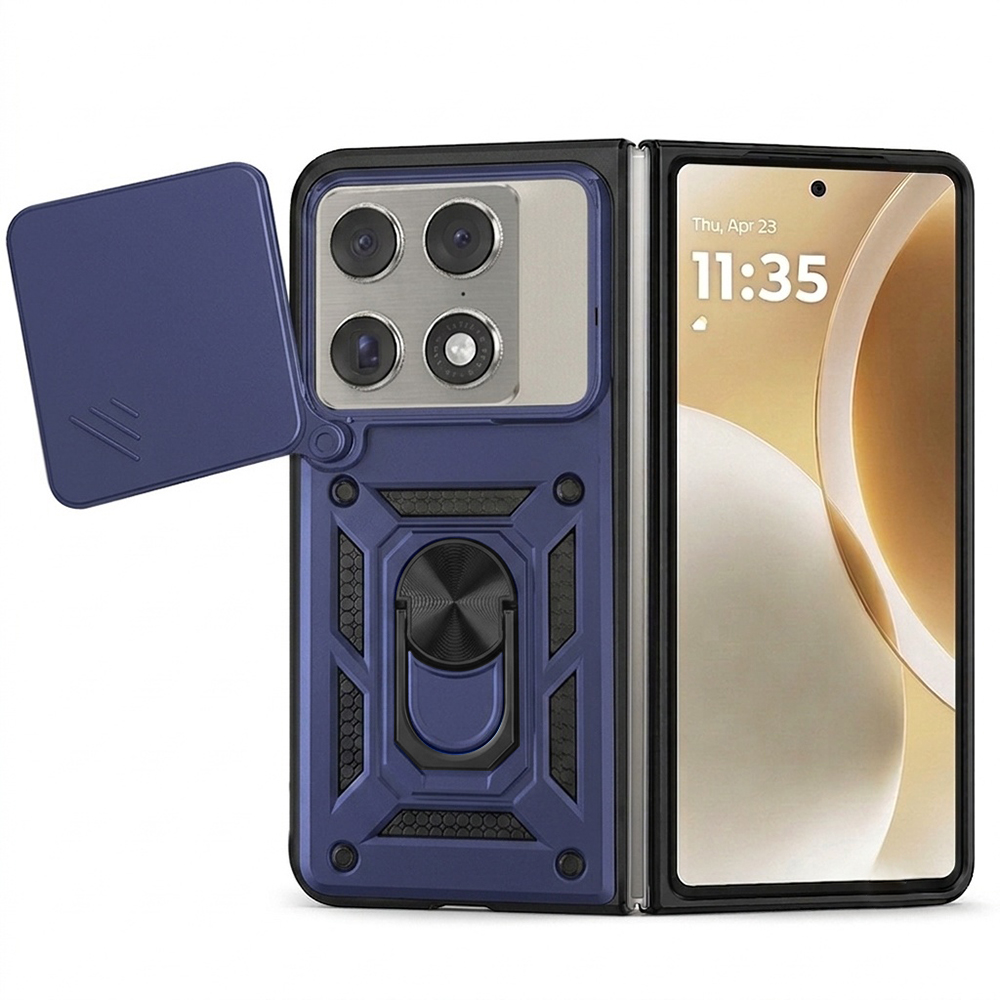 Калъф за Motorola Razr Fold - Techsuit CamShield Series - Син