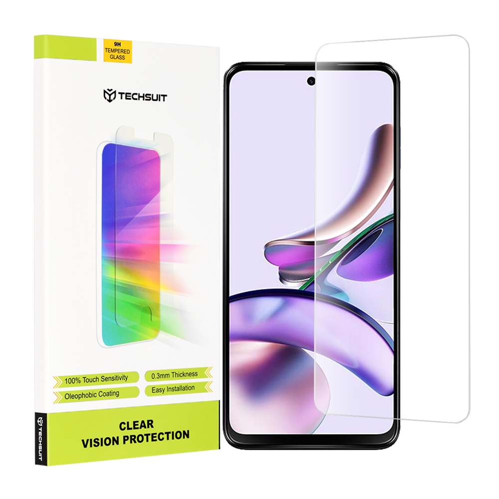 Капак за Motorola Moto G13 / G23 / G53 - Techsuit Прозрачен Vision Glass - Прозрачен