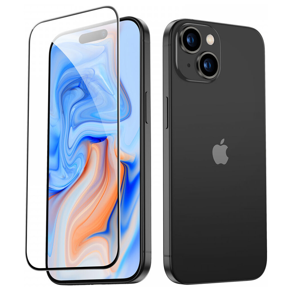 Калъф за iPhone 15 - ESR Tempered Glass - Черен