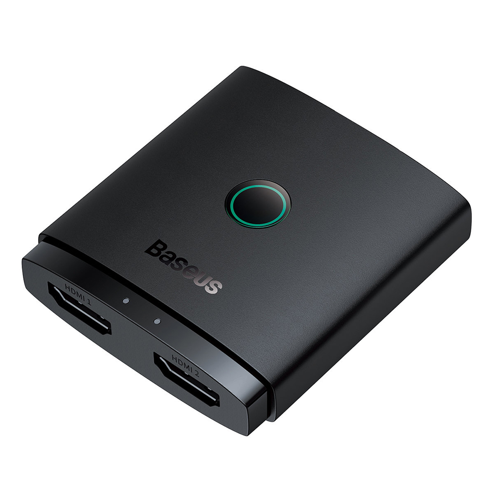 HDMI към 2x HDMI адаптер, 4K@60Hz - Baseus (B01331105111-00) - Черен