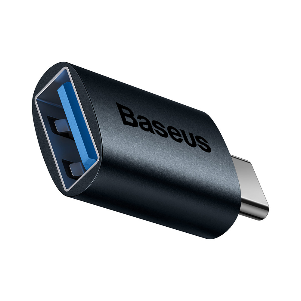 Адаптер Type-C към USB 3.2, 10 Gbps, с OTG - Baseus Ingenuity Series (ZJJJQ000003) - Син