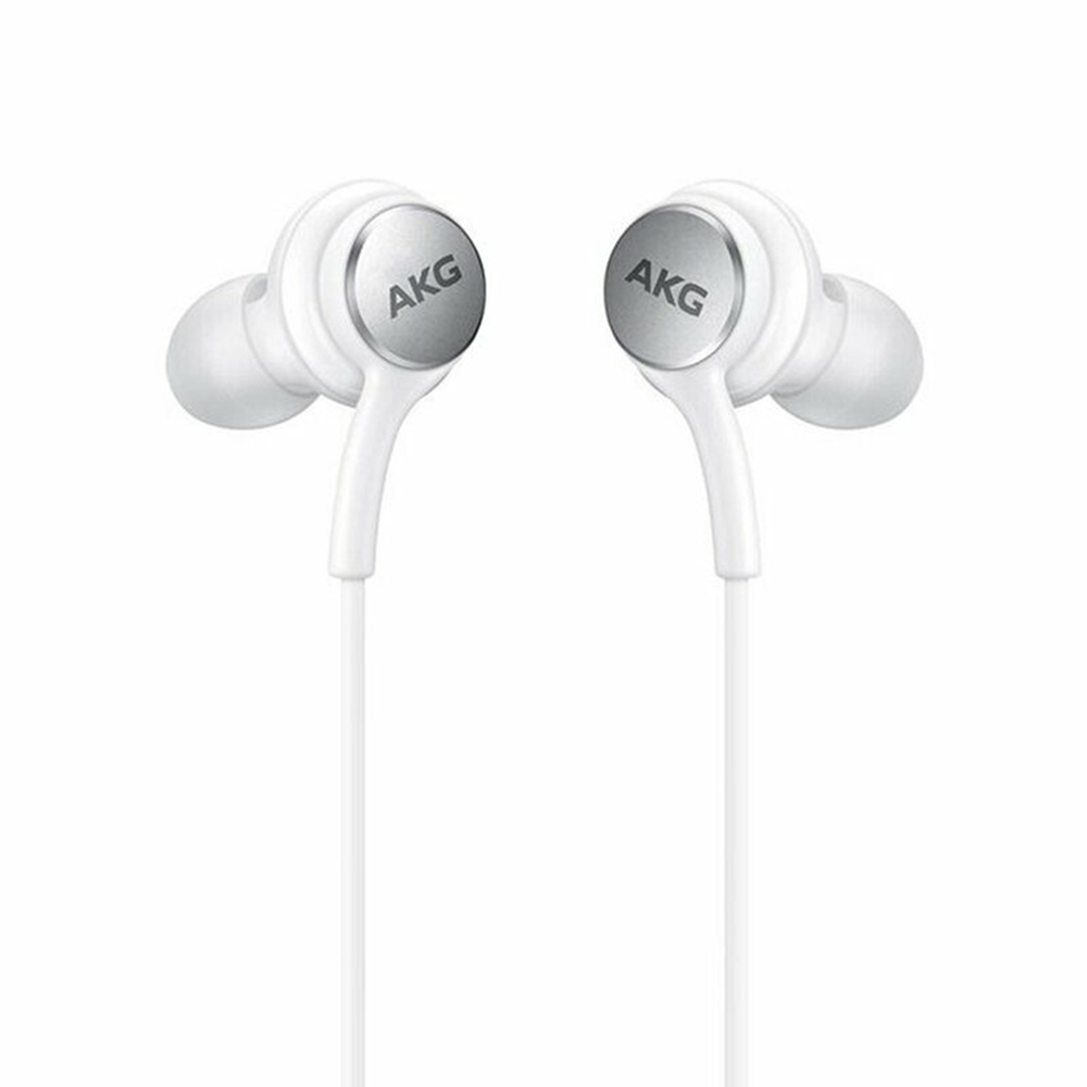 Слушалки Audio Type-C с микрофон, 1,2 м - Samsung AKG EO-IC100BWEGEU (GP-TOU021CSKWWW) - бели (опаковане на едро)