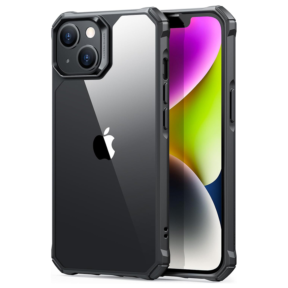 Калъф за iPhone 13 / iPhone 14 - ESR Air Armor - Прозрачен Черен
