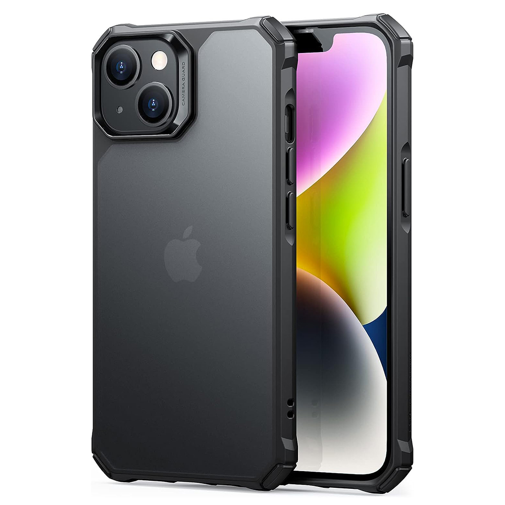 Калъф за iPhone 13 / iPhone 14 - ESR Air Armor - Frosted Черен