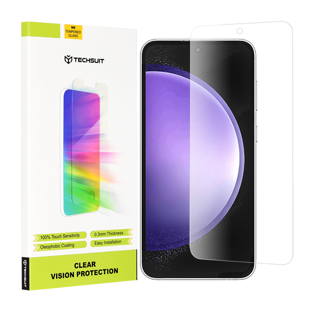 Капак за Samsung Galaxy S23 FE - Techsuit Прозрачен Vision Glass - Прозрачен
