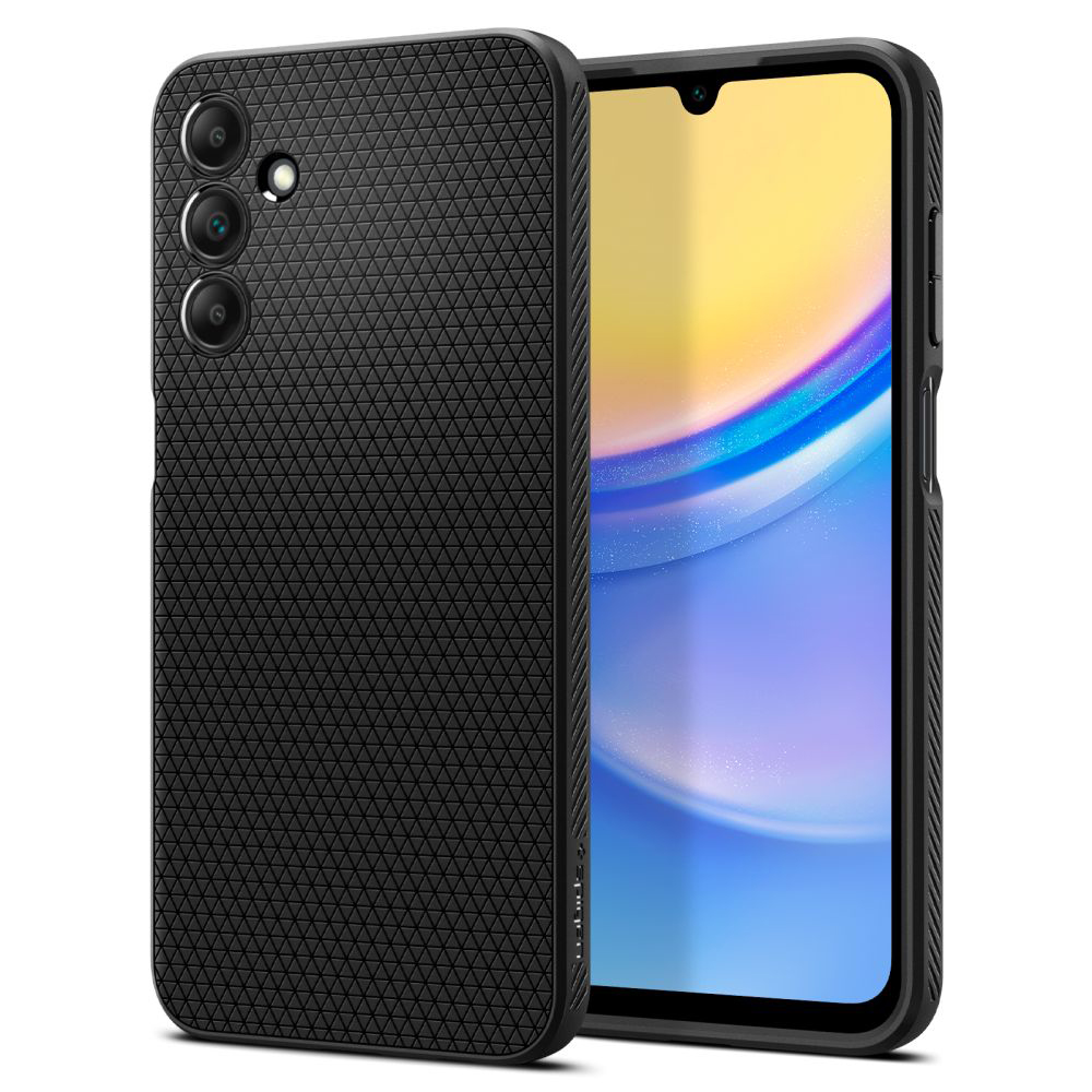 Калъф за Samsung Galaxy A15 4G / A15 5G - Spigen Liquid Air (ACS07246) - Черен мат