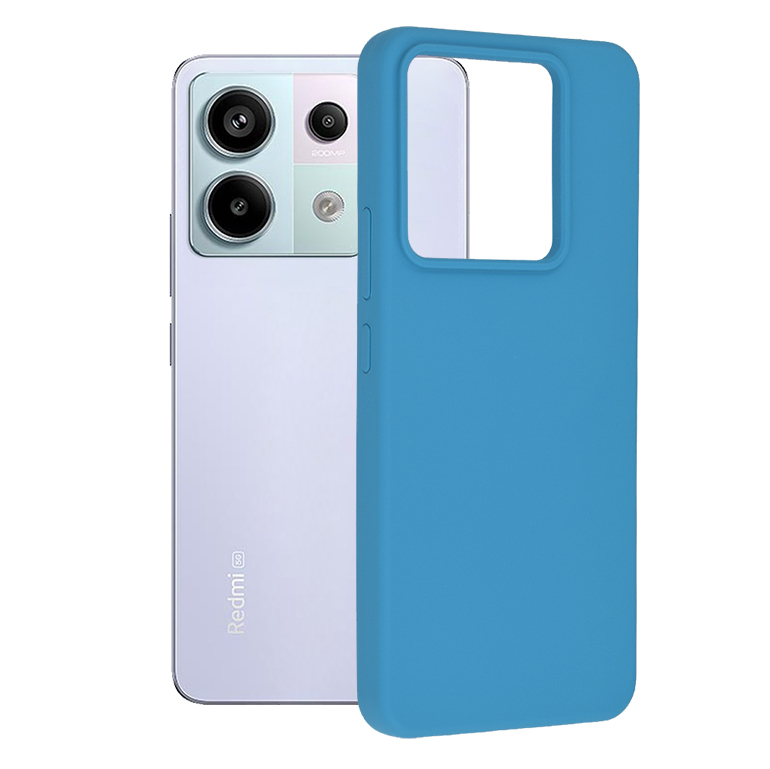 Husa Silicon albastru Xiaomi Redmi Note 13 Pro 5G 7yz