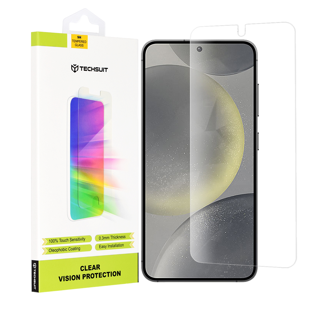 Капак за Samsung Galaxy S24 - Techsuit Прозрачен Vision Glass - Прозрачен
