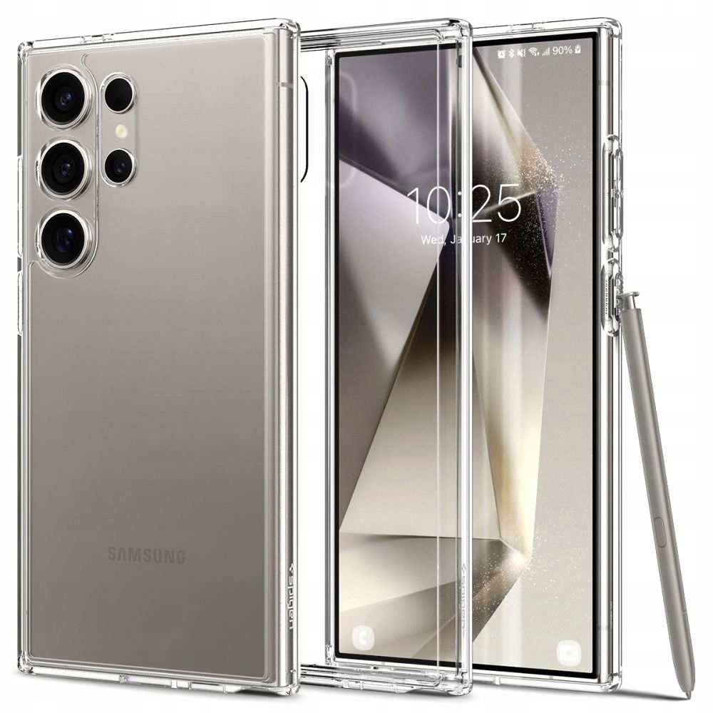 Калъф за Samsung Galaxy S24 Ultra - Spigen Ultra Hybrid (ACS07292) - Прозрачен