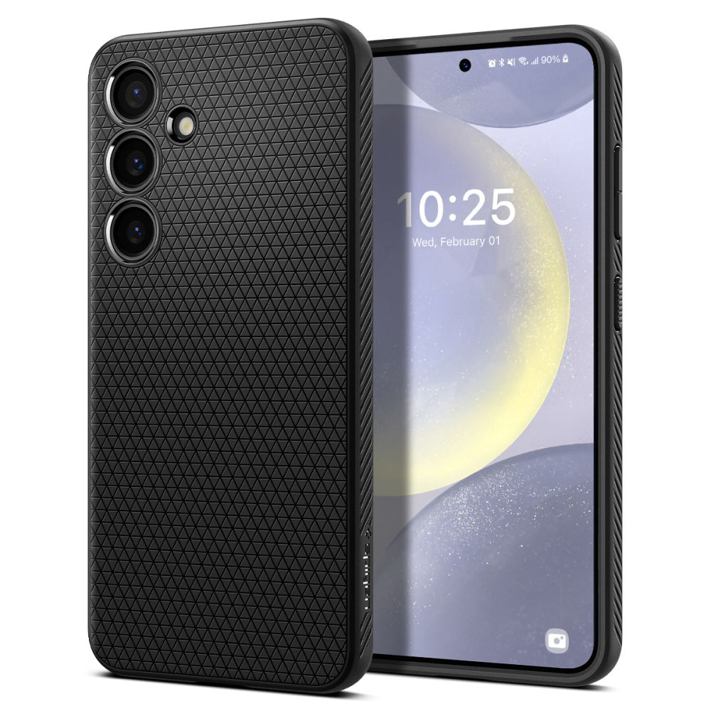 Калъф за Samsung Galaxy S24 Plus - Spigen Liquid Air (ACS07327) - Черен мат