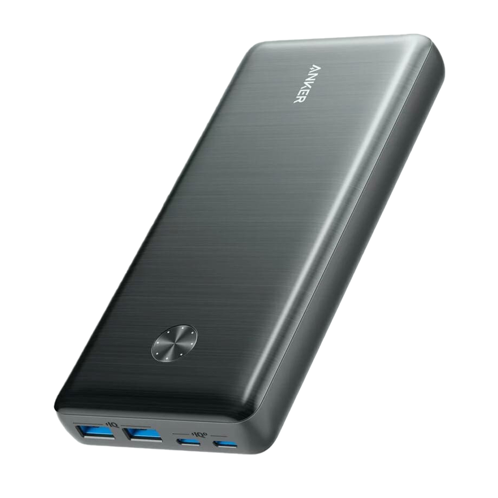 Външна батерия 2x Type-C, 2x USB, 25600mAh, 87W - Anker PowerCore III Elite (A1291H11) - Черен