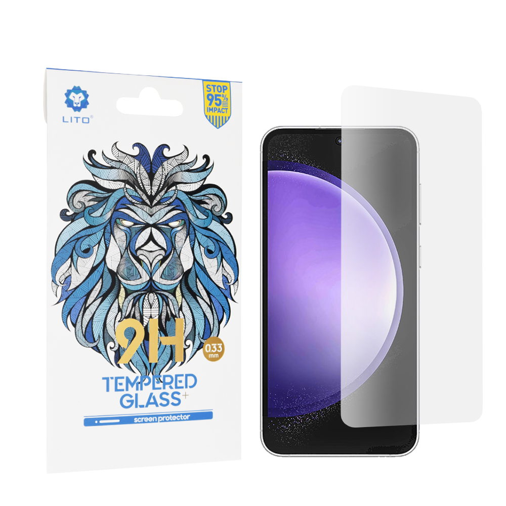 Капак за Samsung Galaxy S23 FE - Lito 2.5D Classic Glass - Прозрачен