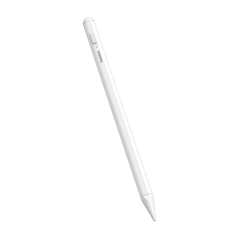 Магнитен стилус с LED индикатор за iPad - Baseus (P8001580802213-02) - Бял