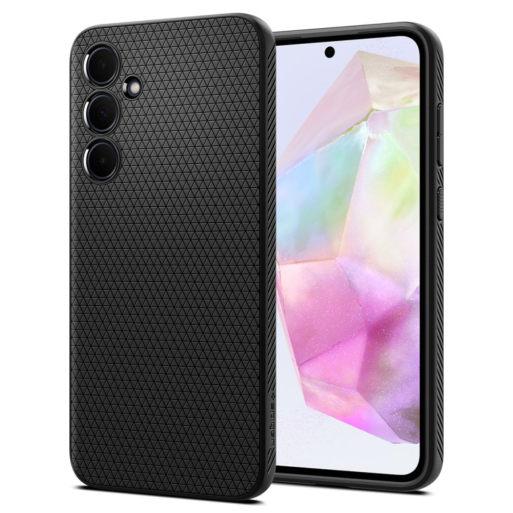 Калъф за Samsung Galaxy A35 5G - Spigen Liquid Air (ACS07519) - черен мат