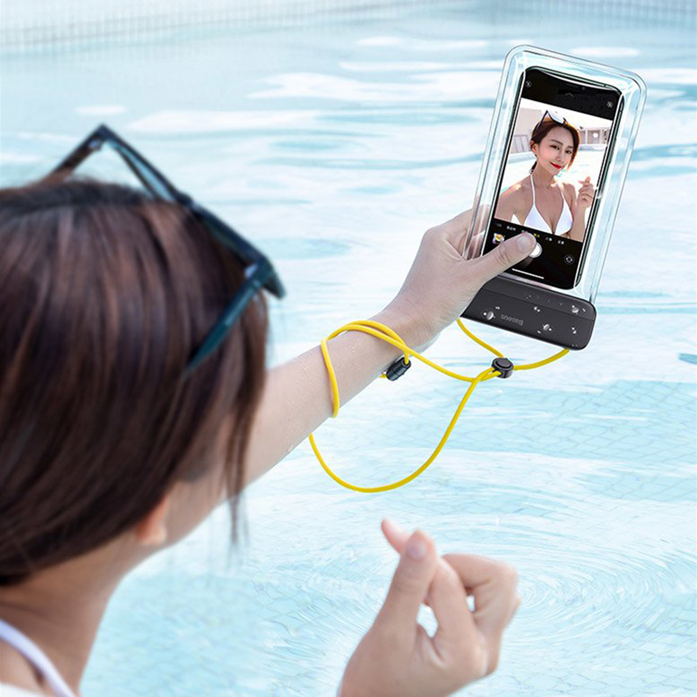 Husa waterproof Baseus cu cablu de prindere