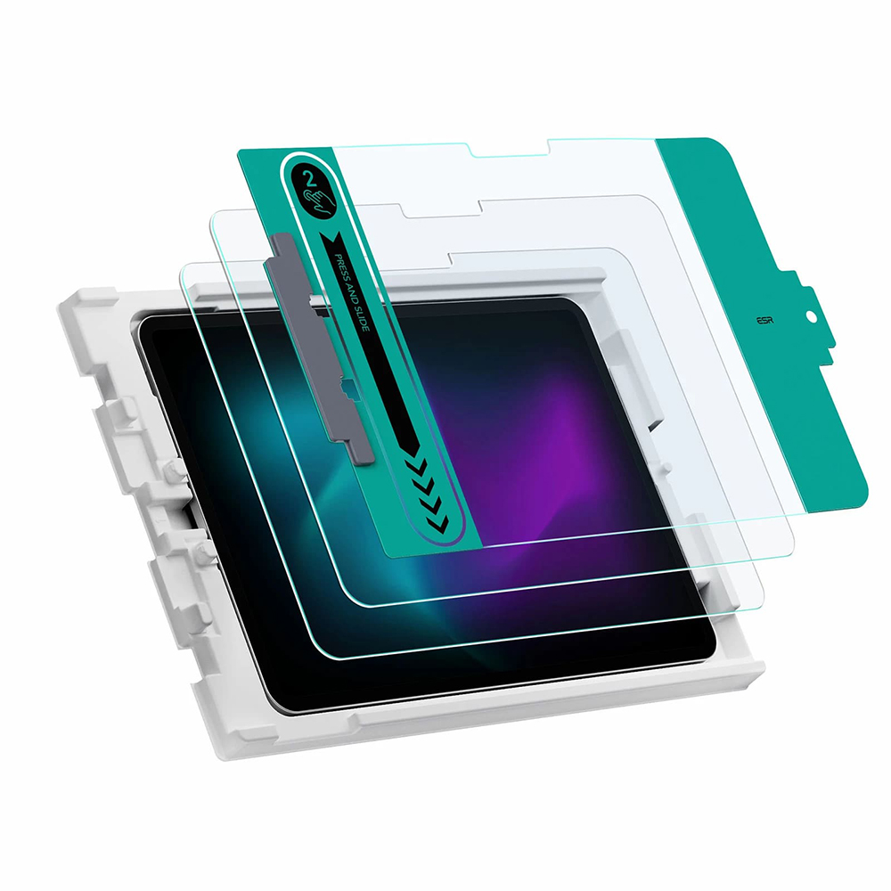 Капак за iPad Pro 11 (2024) / iPad Pro 11 (2025) (комплект 2) - ESR Armorite Screen Protector - Прозрачен