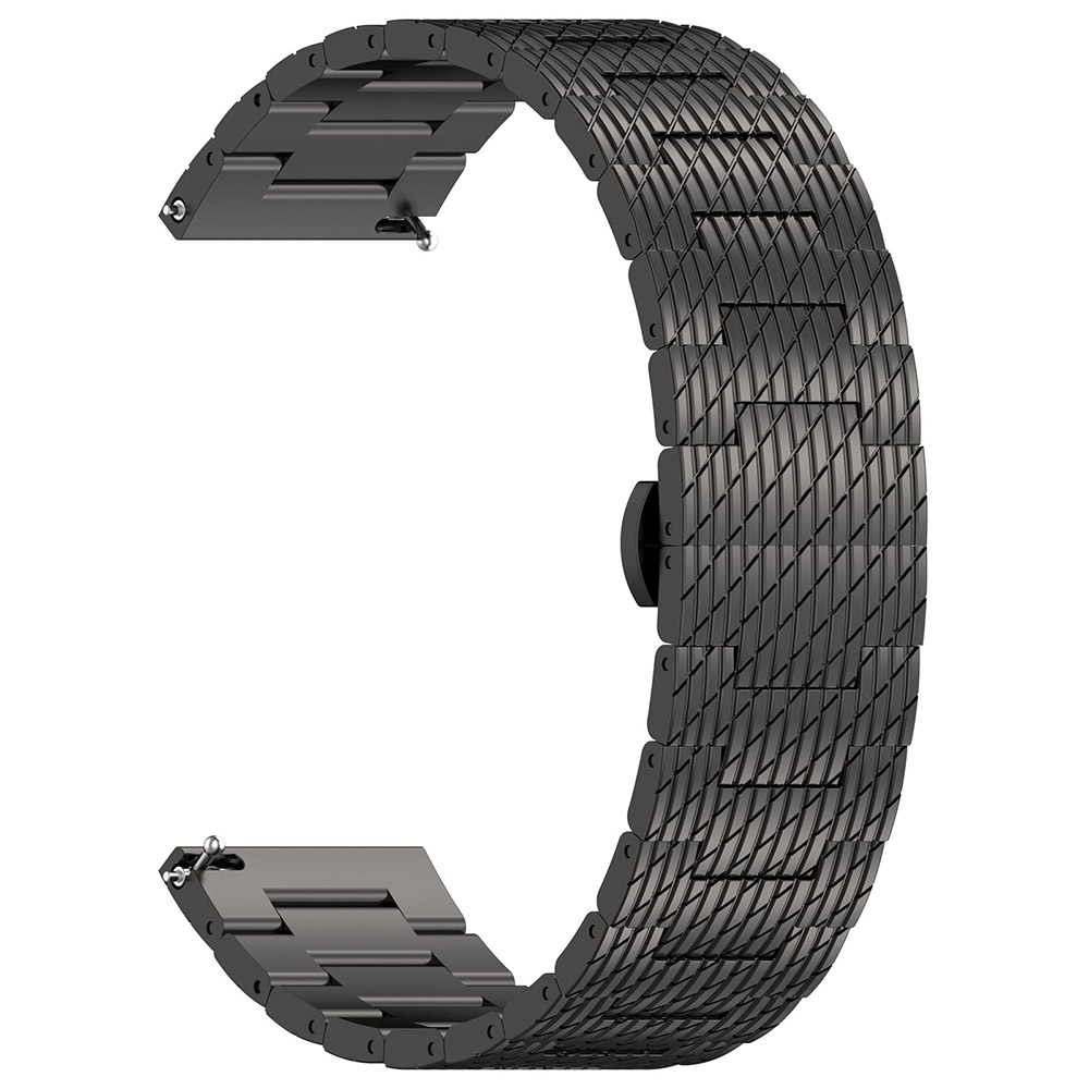 Каишка за Samsung Galaxy Watch 4/5/Active 2, Huawei Watch GT 3 (42mm)/GT 3 Pro (43mm) - Techsuit Watchband (W052) - Черен